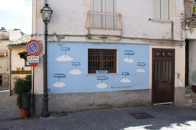 Murales nel centro storico